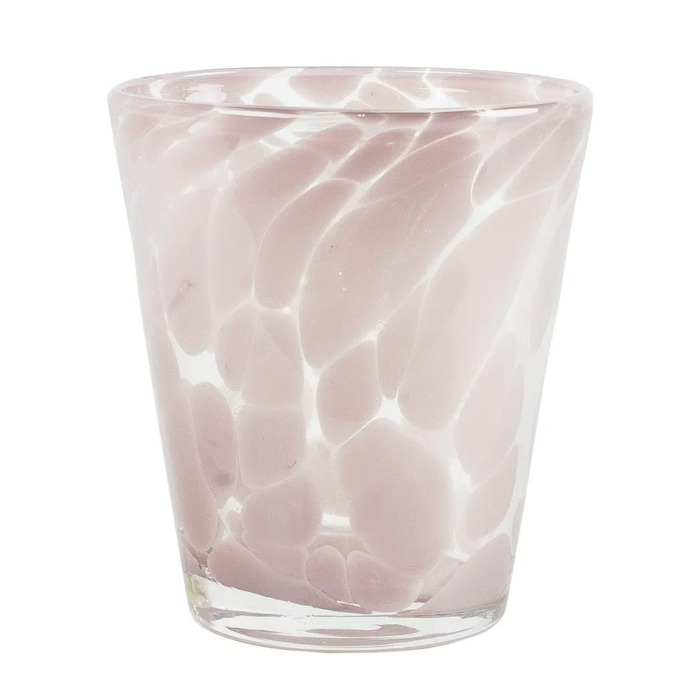 Milano Water Tumblers - Soft Pink or Pale Ochre