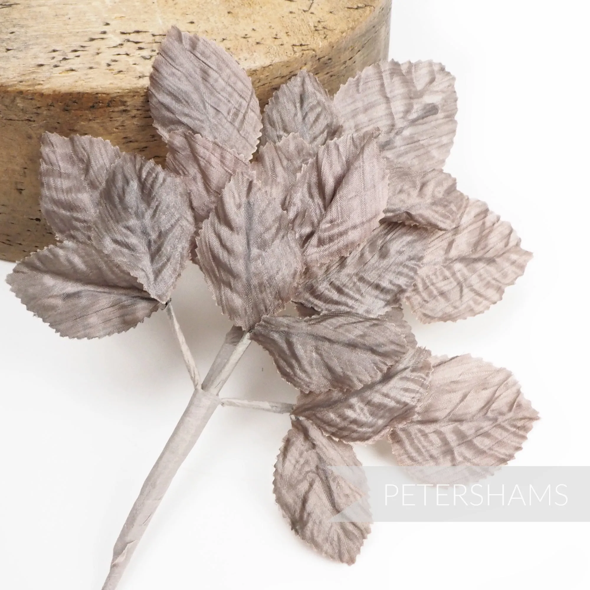 'Milo' Silk Wired Leaf Millinery Hat Mount