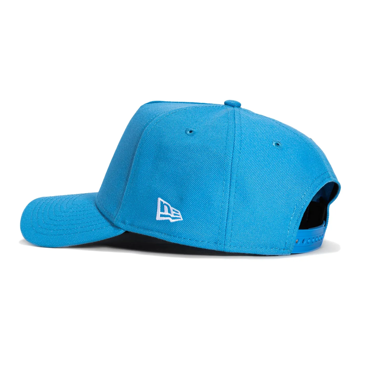 New Era 9Forty A-Frame Houston Oilers OTC Snapback Hat - Light Blue