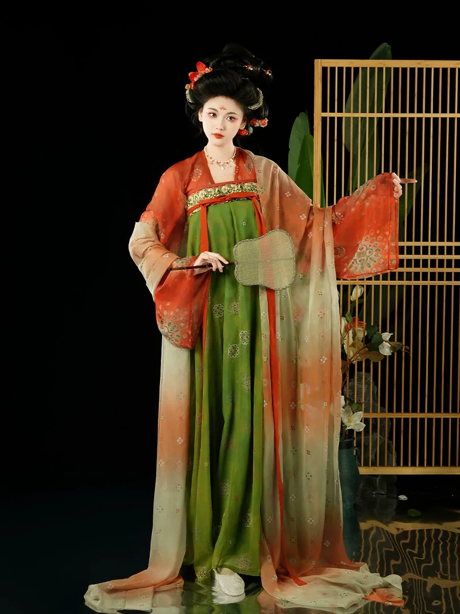 Ni Shang 霓裳 Tang Dynasty Embroidered Restoration Qixiong Ruqun Set