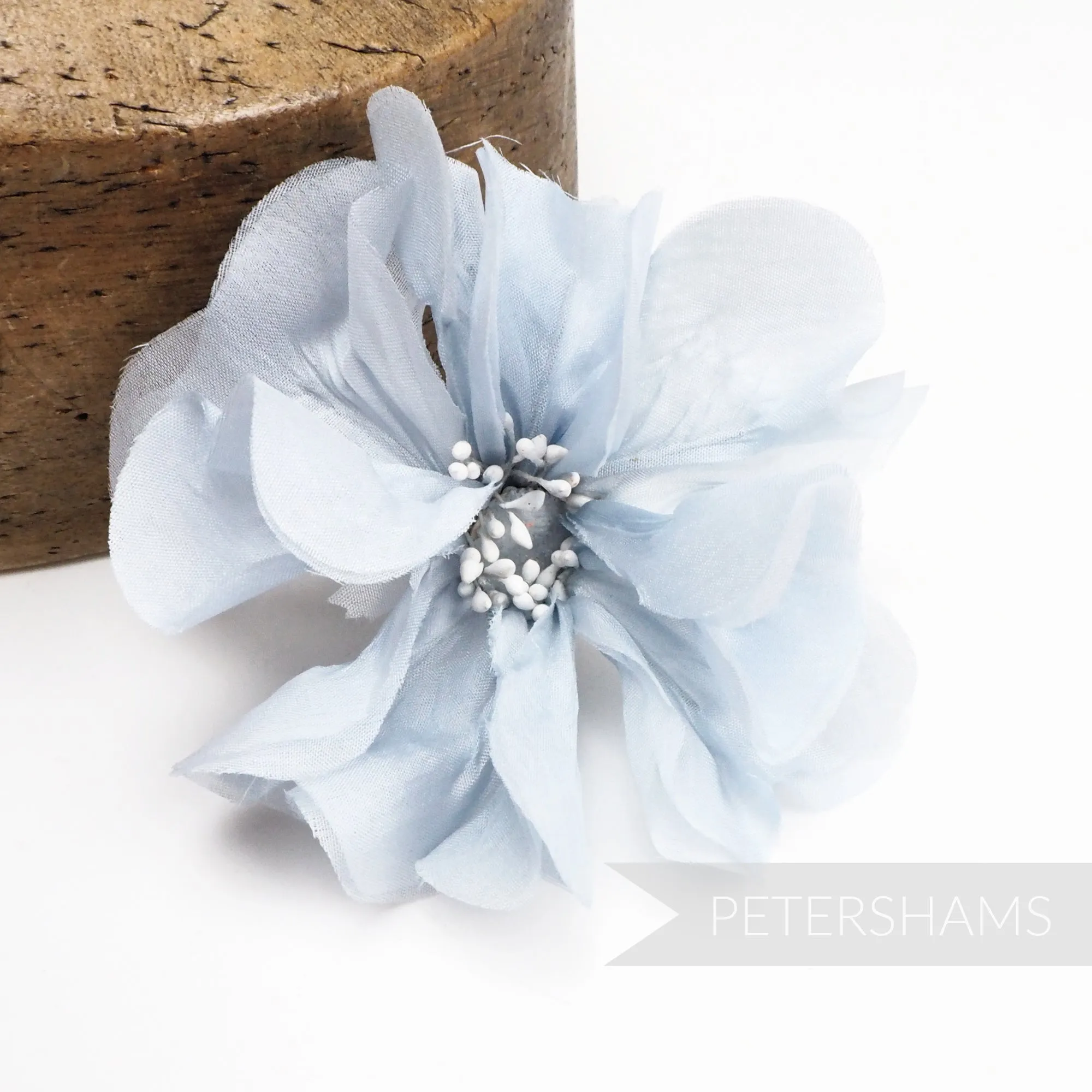 'Ophelia' Silk Poppy Millinery Flower Hat Mount