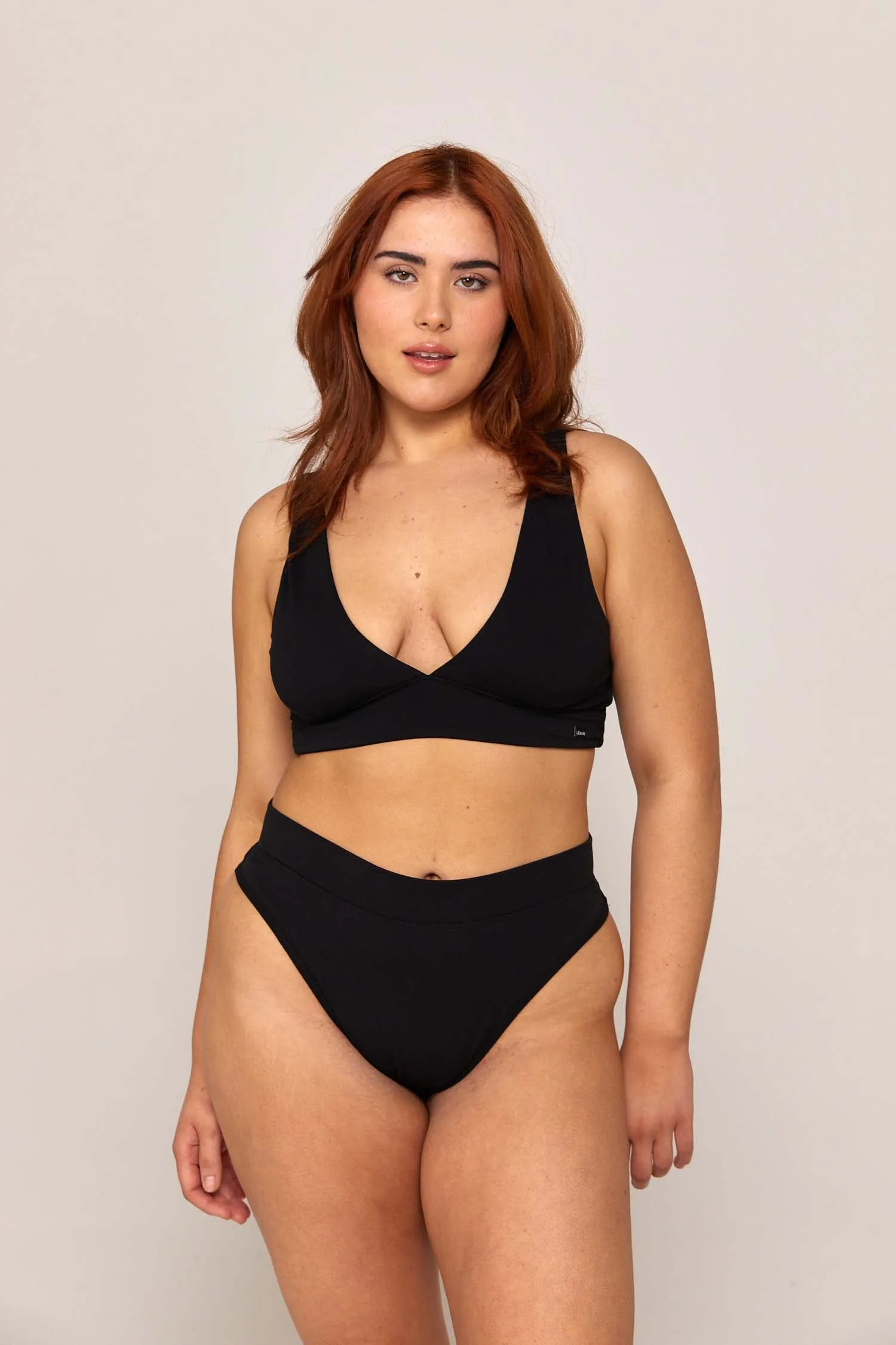 ROBBIE ORGANIC COTTON G STRING - BLACK