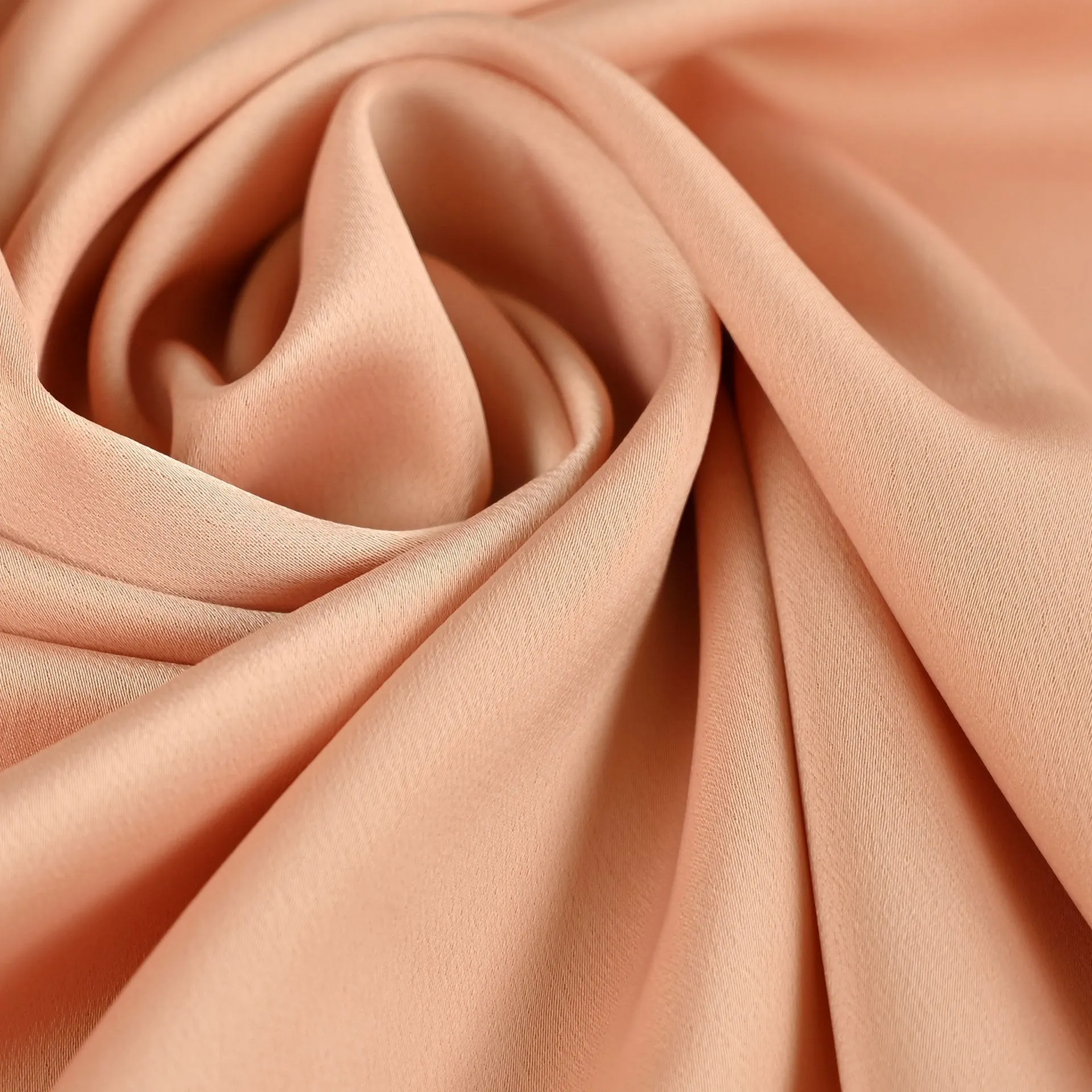 Rose Peach Satin Fabric 4236