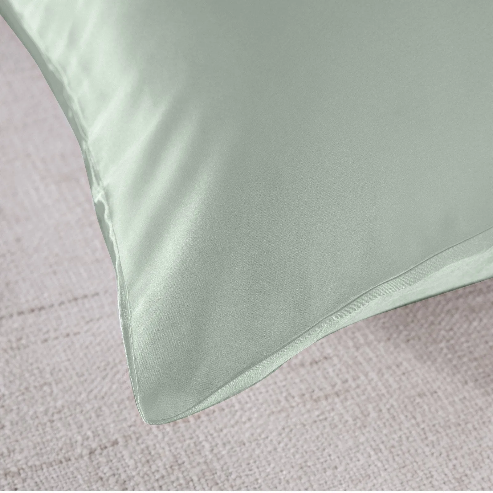 Royal Comfort Pure Silk Pillow Case 100% Mulberry Silk Hypoallergenic Pillowcase 51 x 76 cm Sage