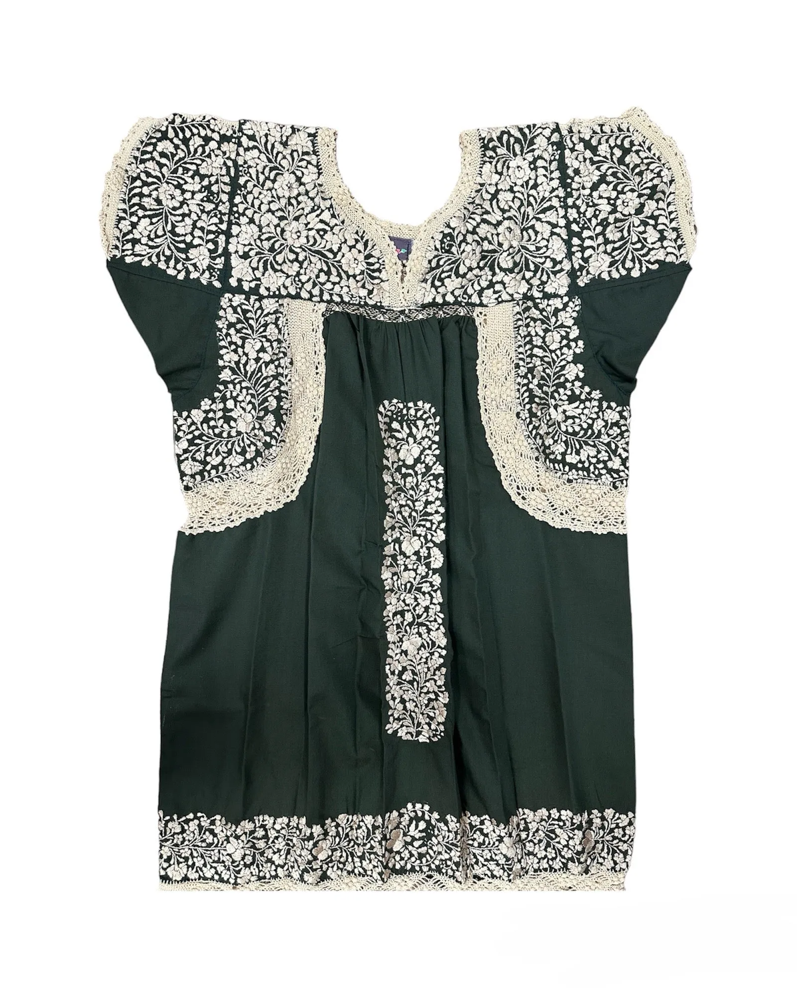 San Antonino Embroidered Deshilado Dress