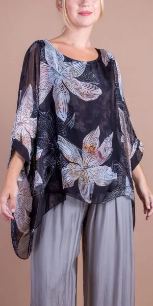 Seta Lily Print Kaftan