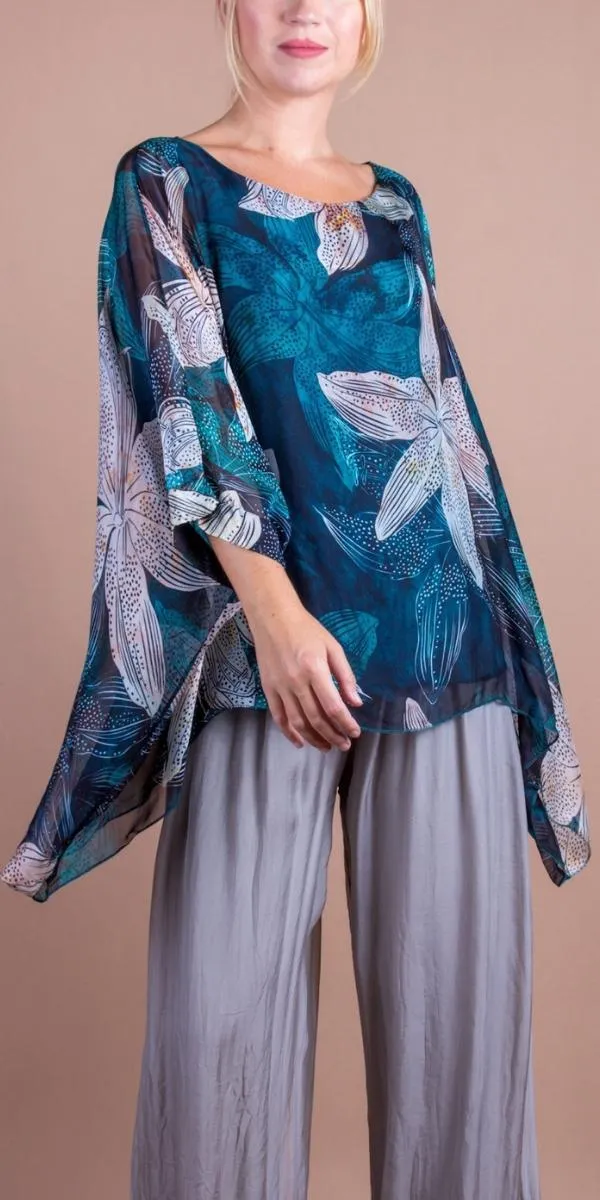 Seta Lily Print Kaftan