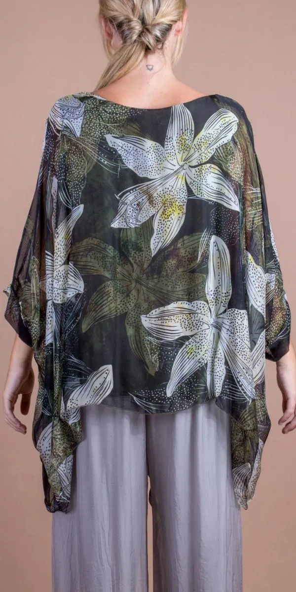 Seta Lily Print Kaftan