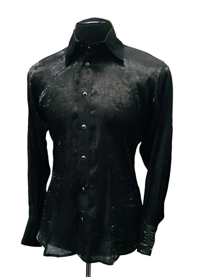 SHIMMER SHIRT - BLACK