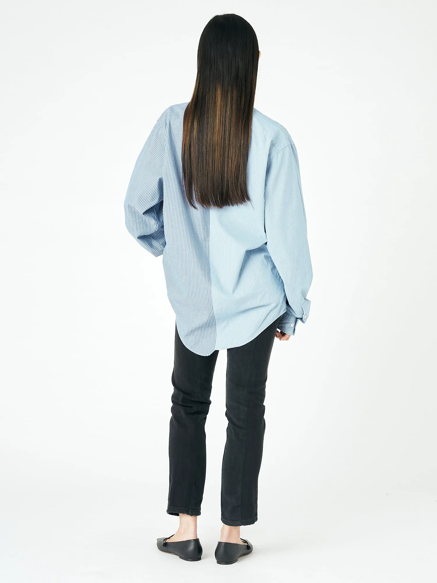 Solid Blue Stripe Diana Shirt