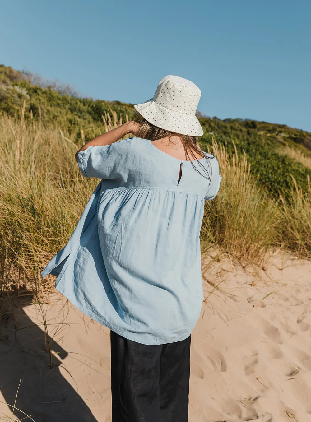 Stella Top-CORNFLOWER