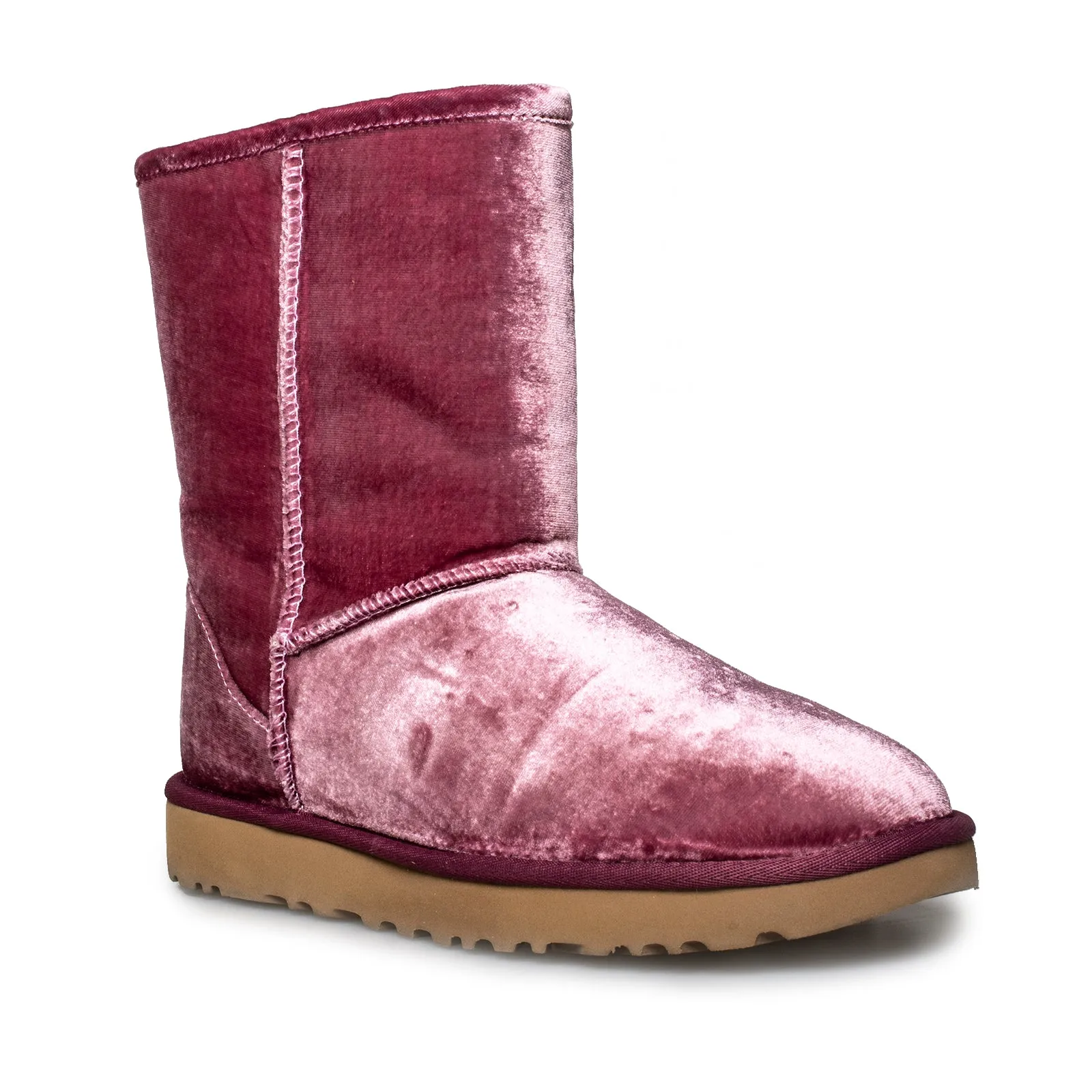 UGG Classic Short II Velvet Bougainvillea Boots - Women's