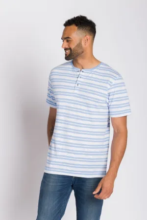 Wayfarer | Men's Short Sleeve Slub Knit Henley