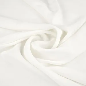 White Crepe Fabric 570