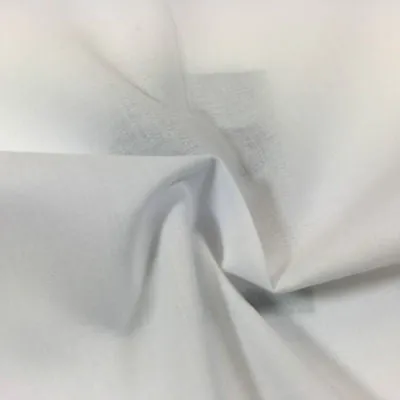 White lightweight 100% Combed cotton voile fabric for blouses, skirts 55" M706