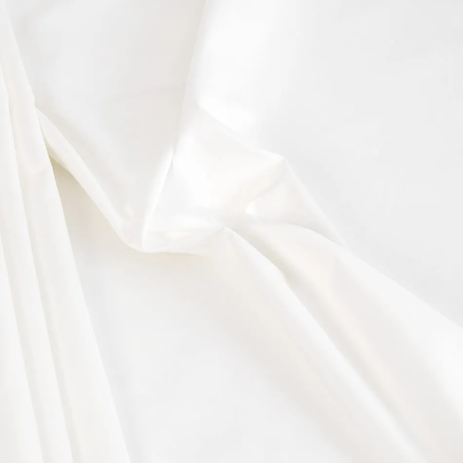 White Micro-motif Shirting Fabric 2718