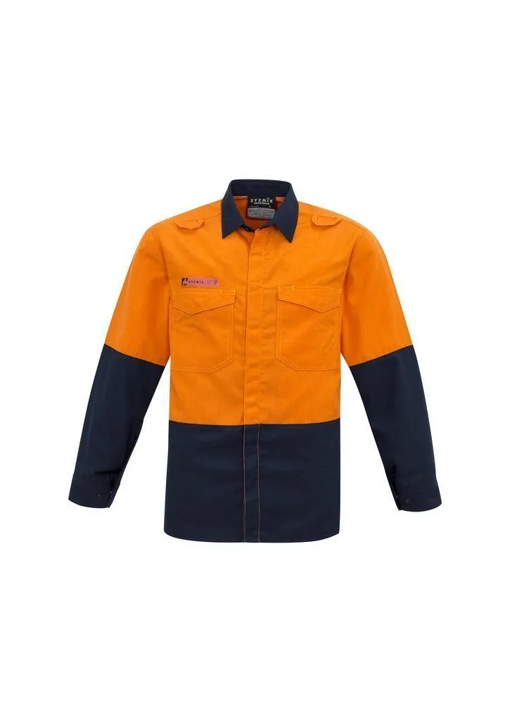 ZW138 Syzmik Hi Vis Spliced Shirt