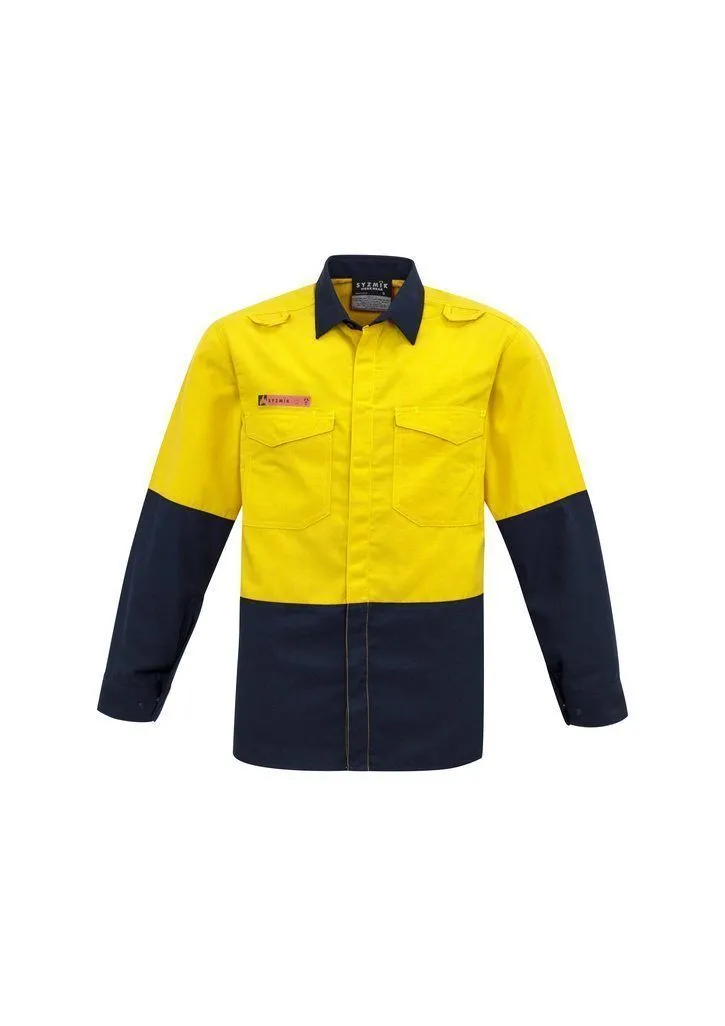 ZW138 Syzmik Hi Vis Spliced Shirt