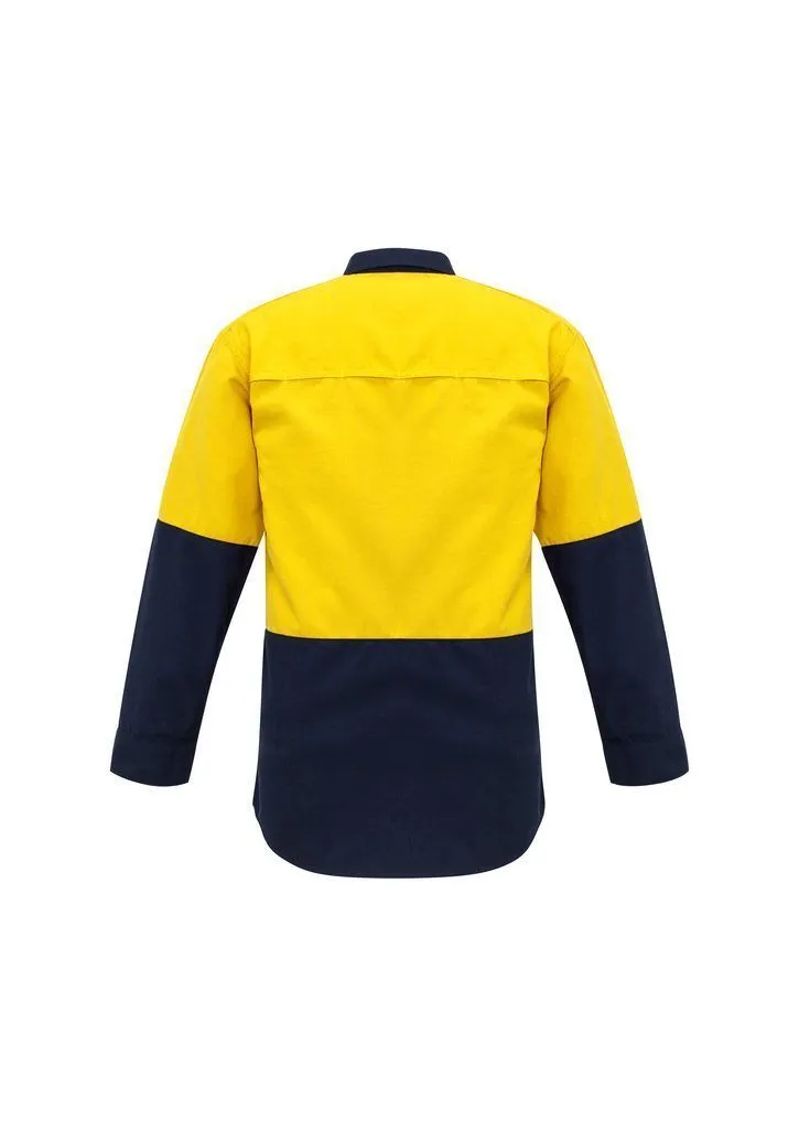 ZW138 Syzmik Hi Vis Spliced Shirt